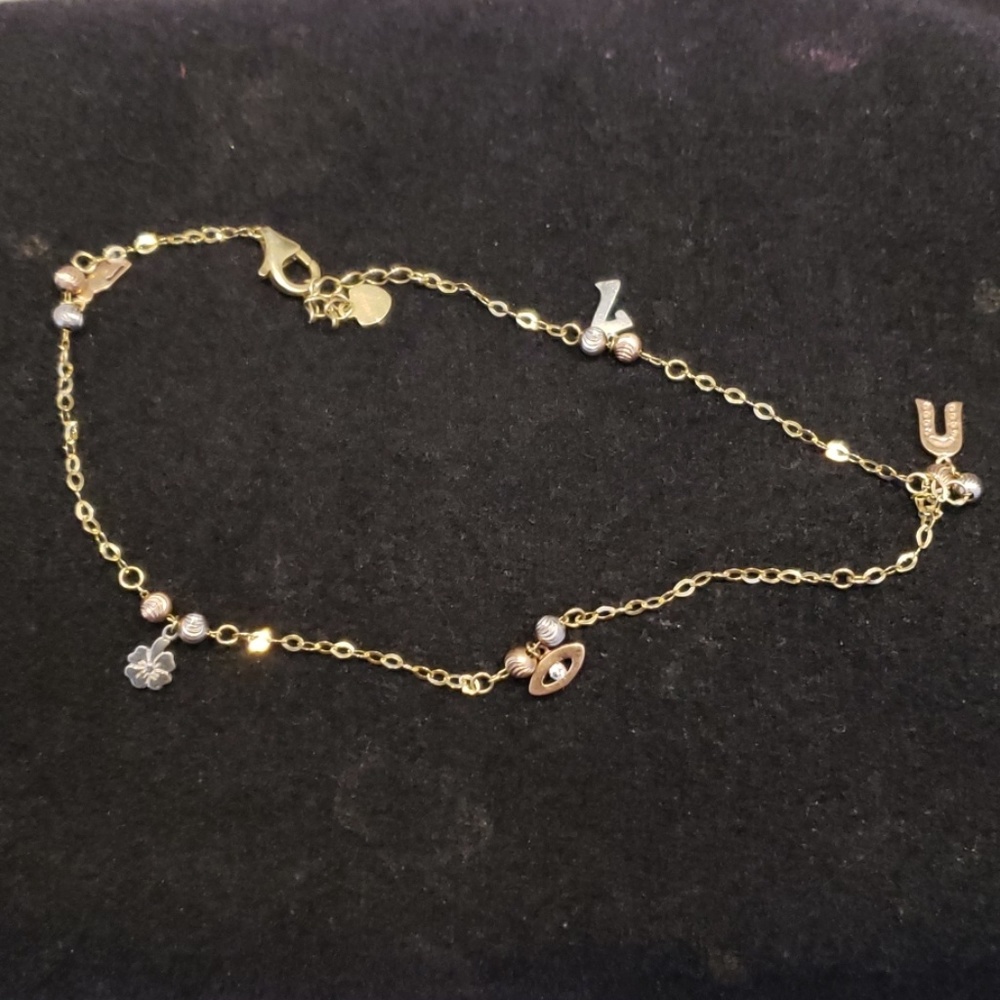 14kt Charm bracelet